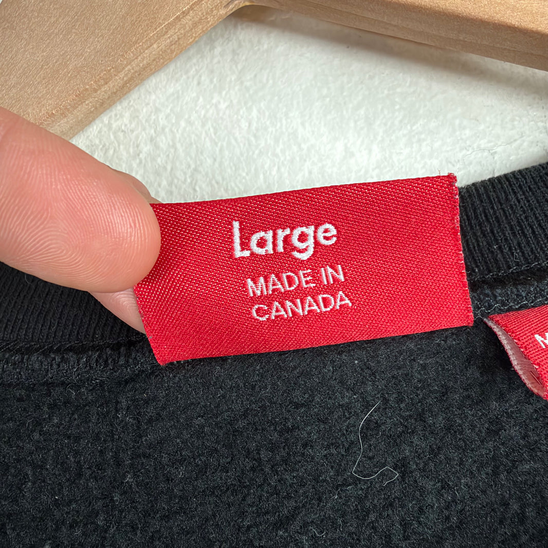 Supreme Black/Red Box Logo Crewneck