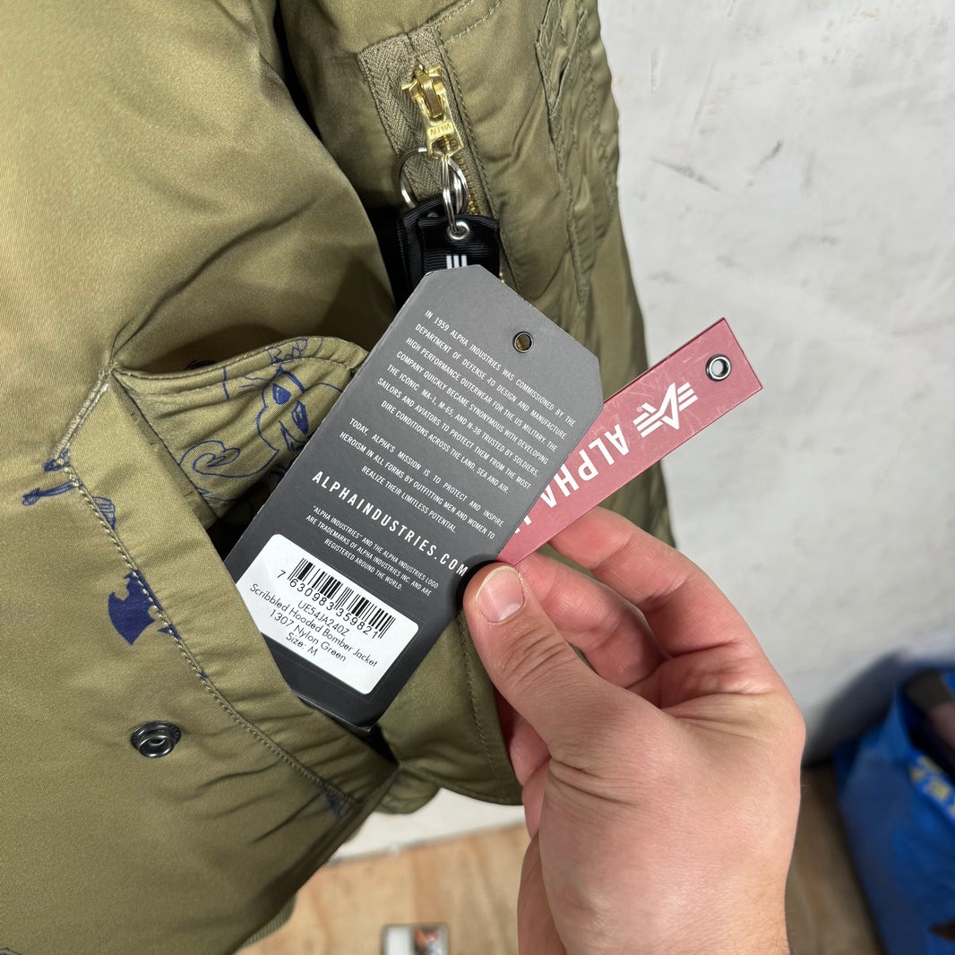 Vetements x Alpha Industries Sketched Bomber Jacket