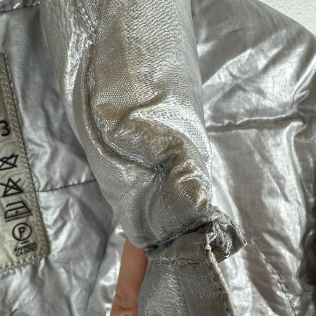 Prada Silver Puffer Jacket