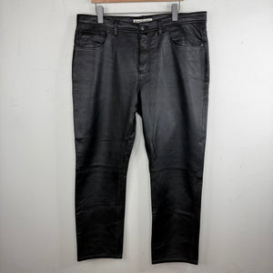 Acne Studios Black Leather Pants