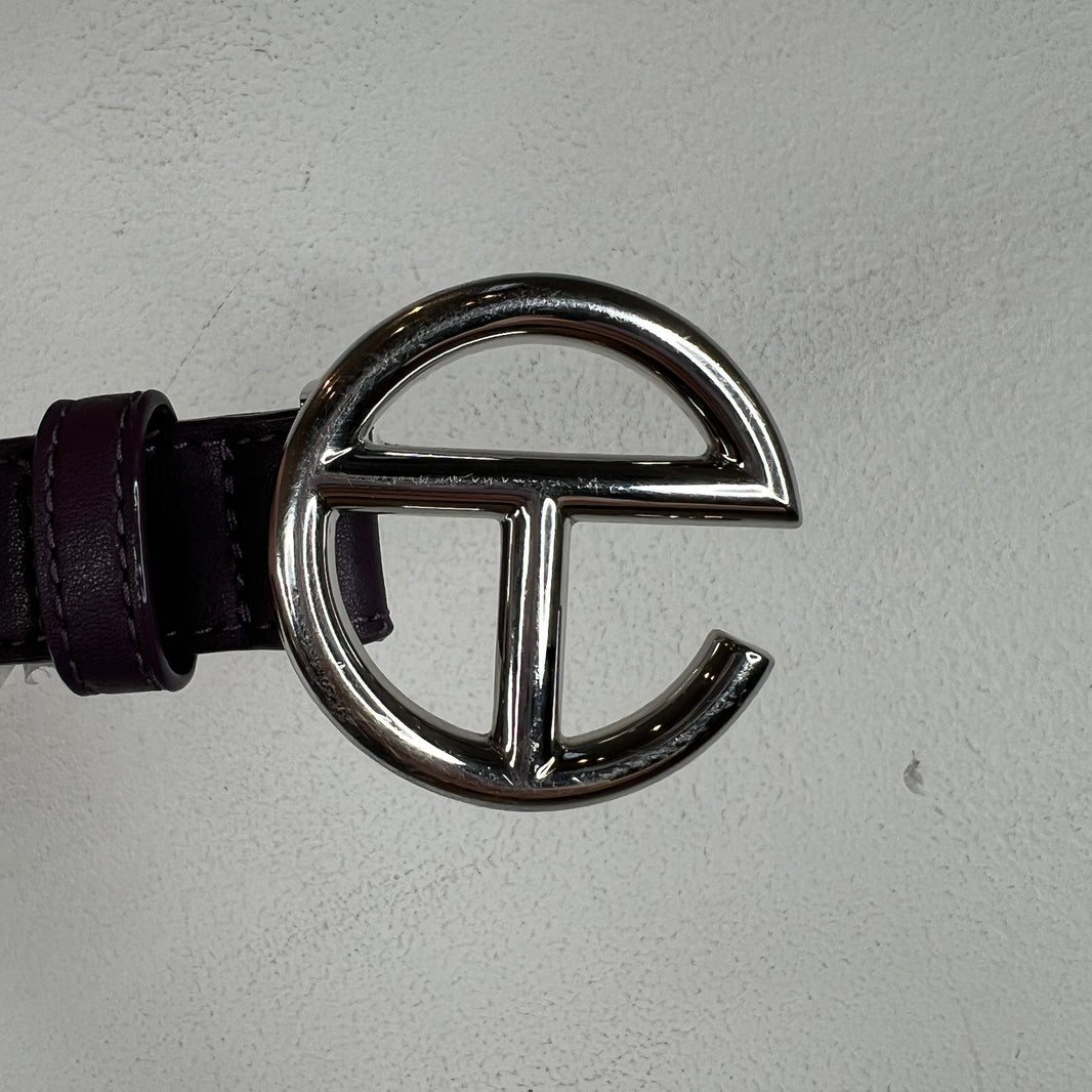 Telfar Logo Purple Belt
