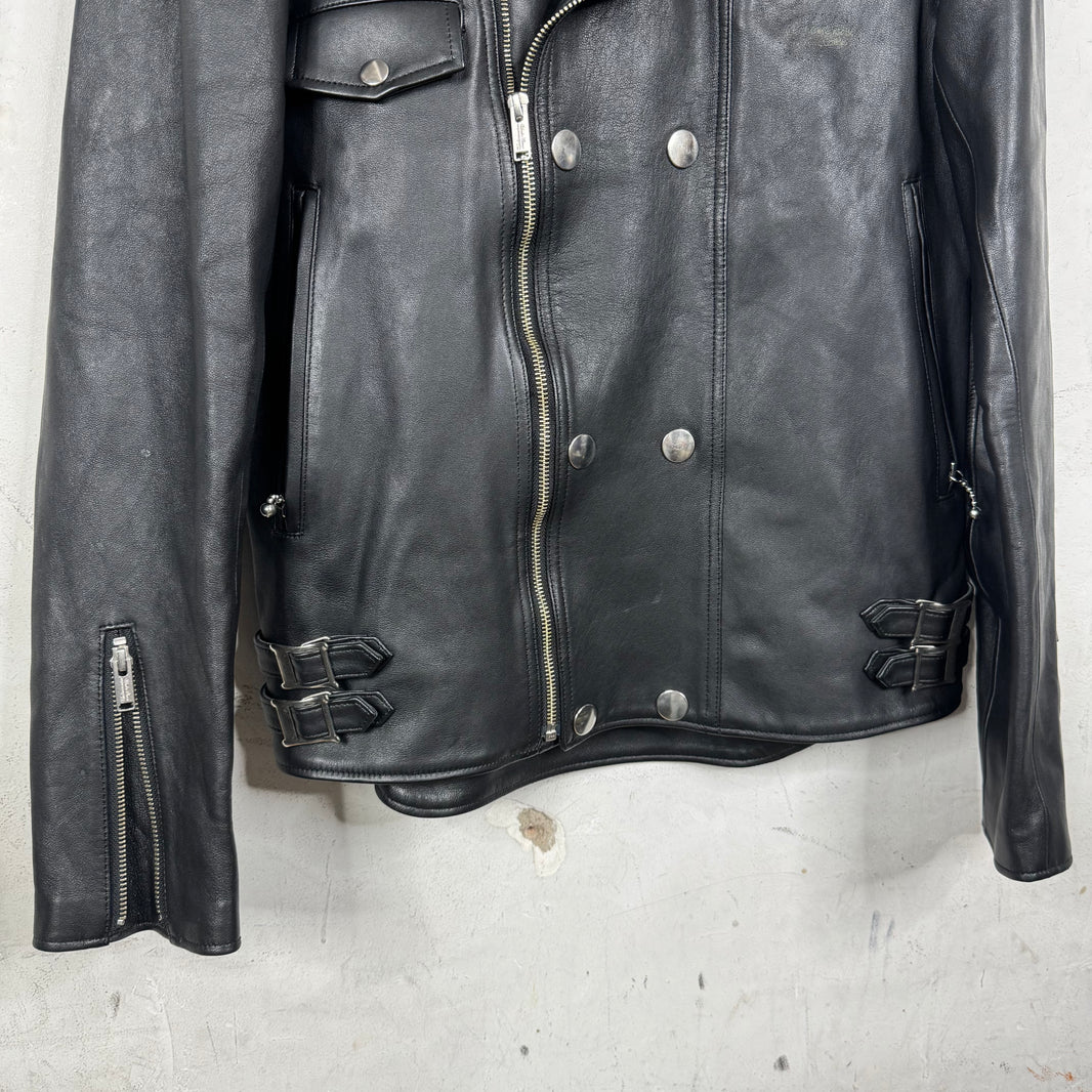 Undercover "We Make Noise" Leather Perfecto Jacket