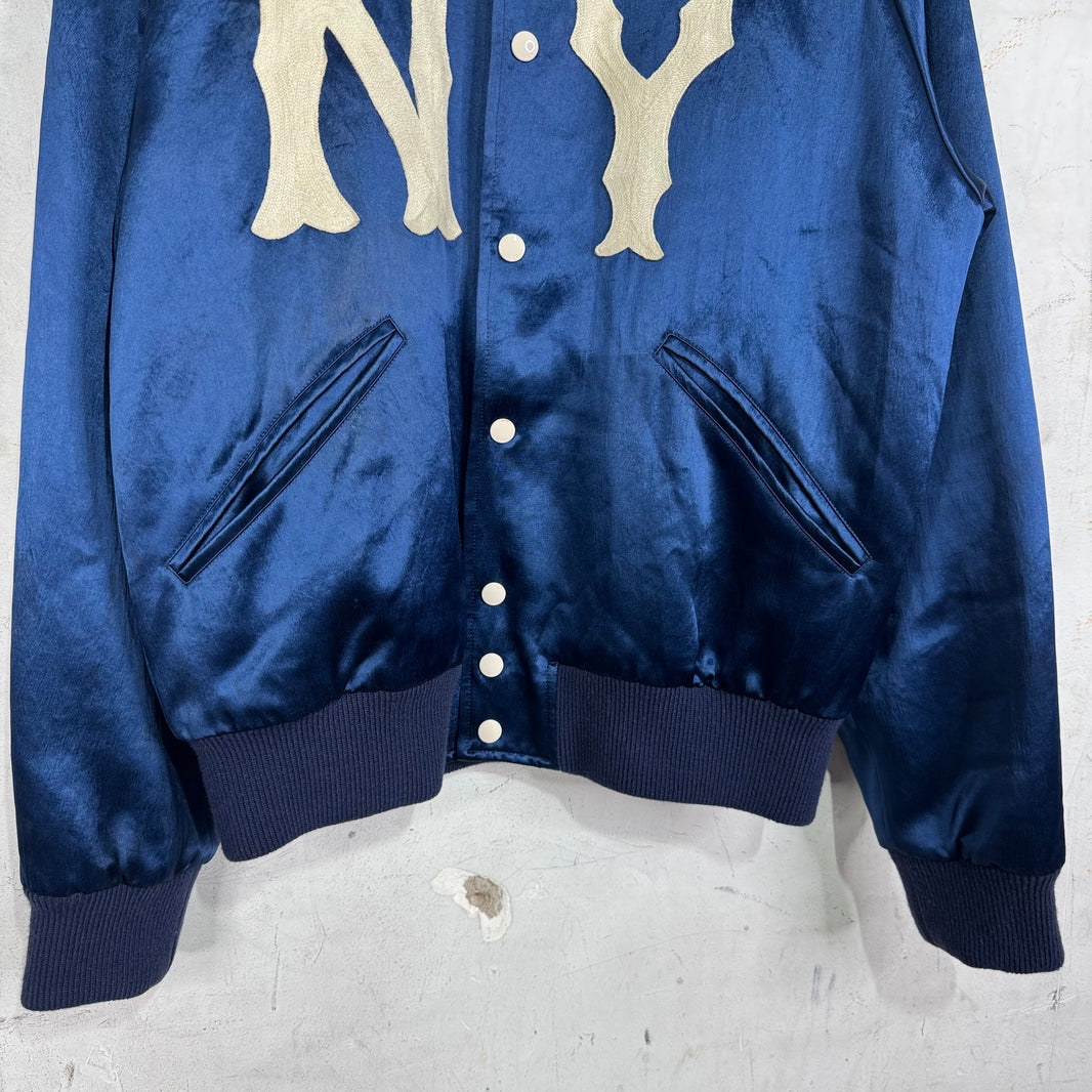 Gucci NY Satin Bomber Jacket