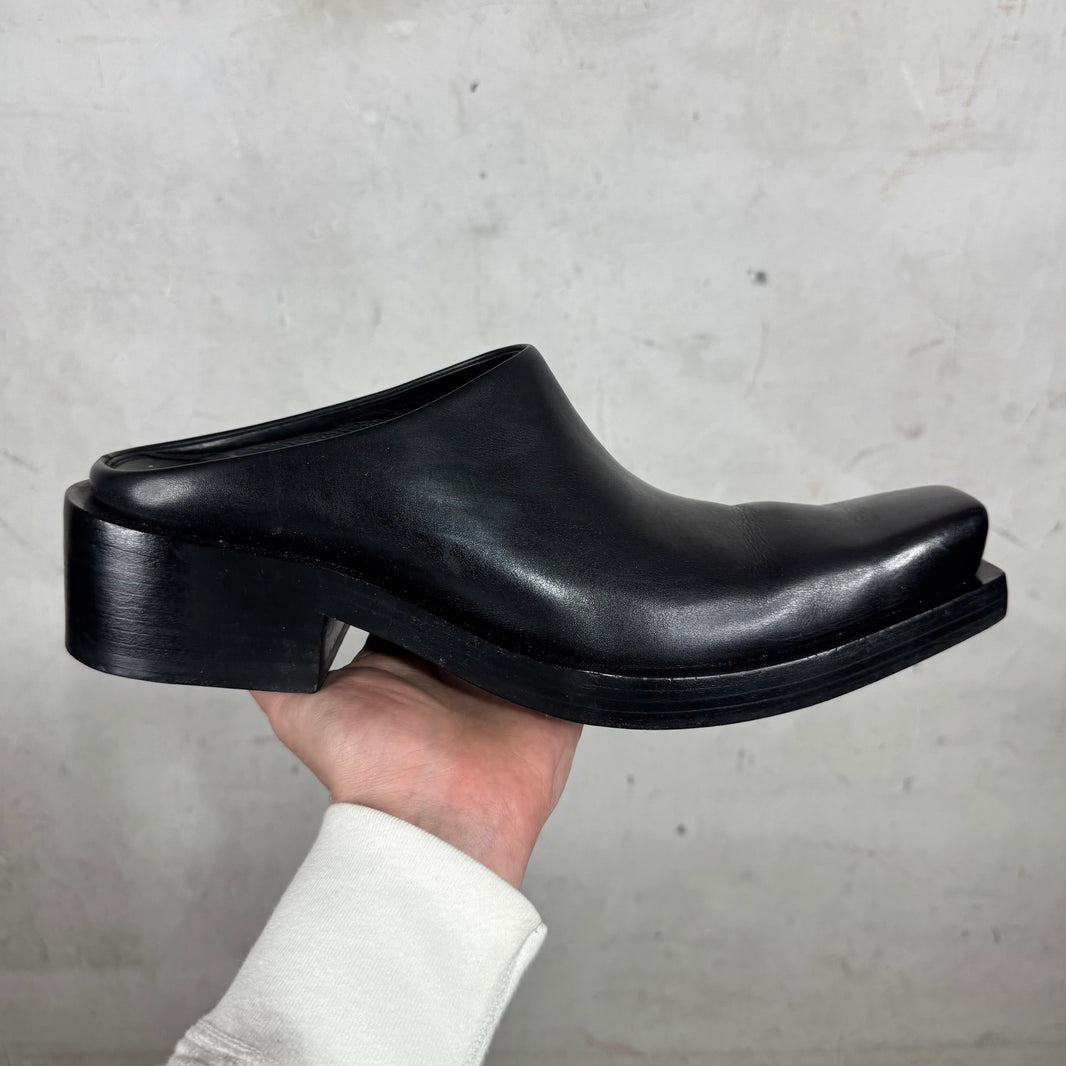Balenciaga Leather Santiago Mules