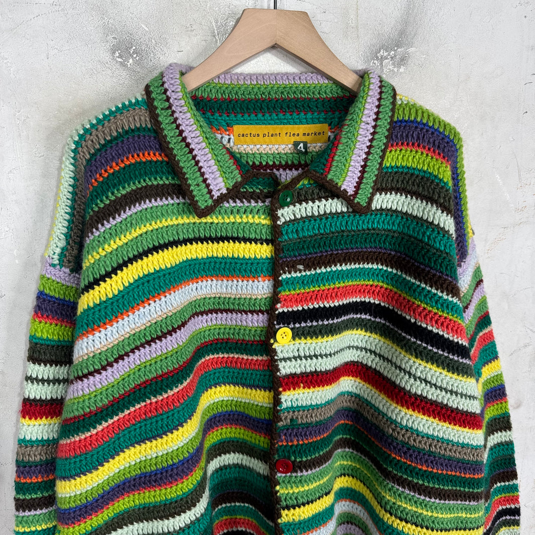 CPFM Crochet Knit Cardigan Sweater