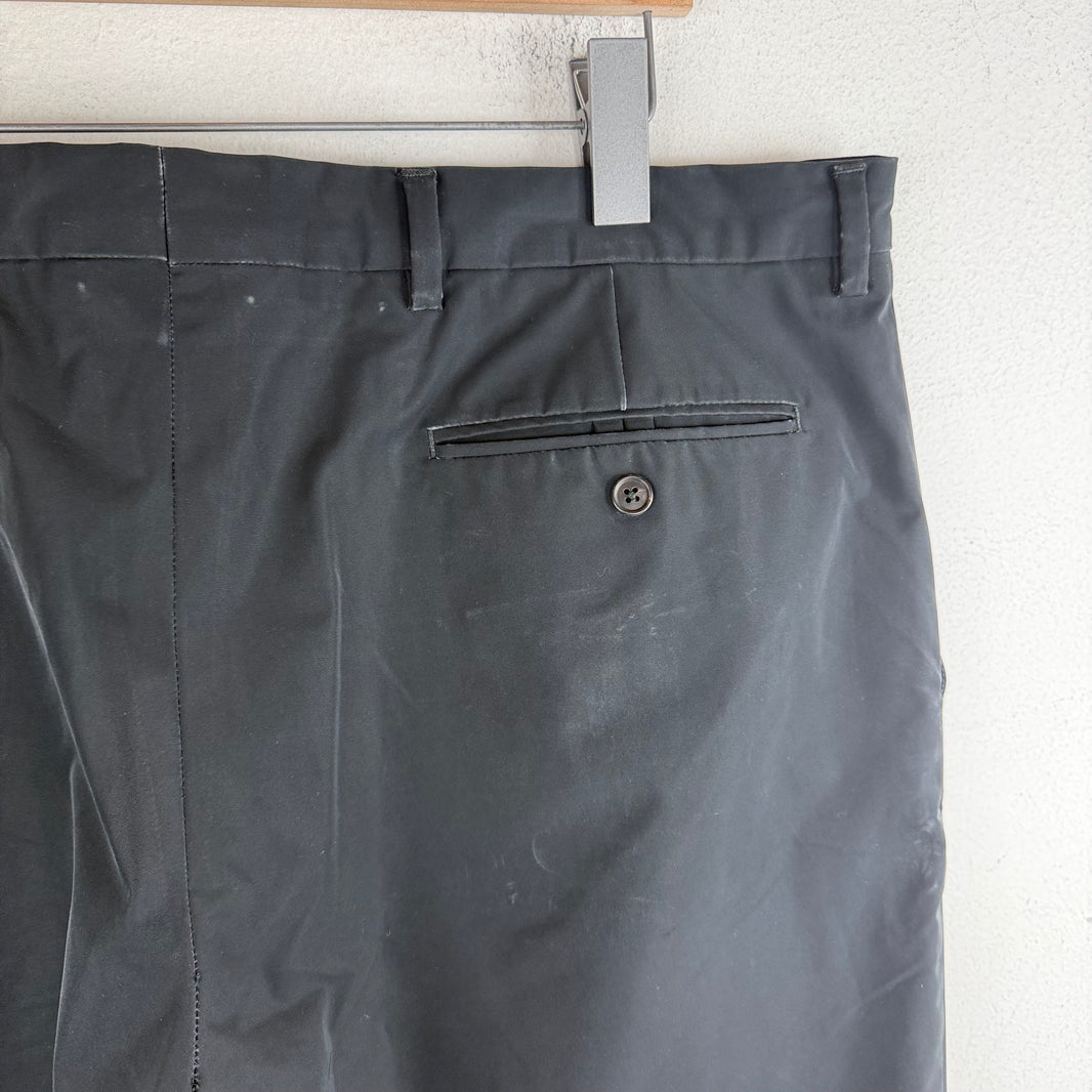 Prada Poly Blend Black Trousers