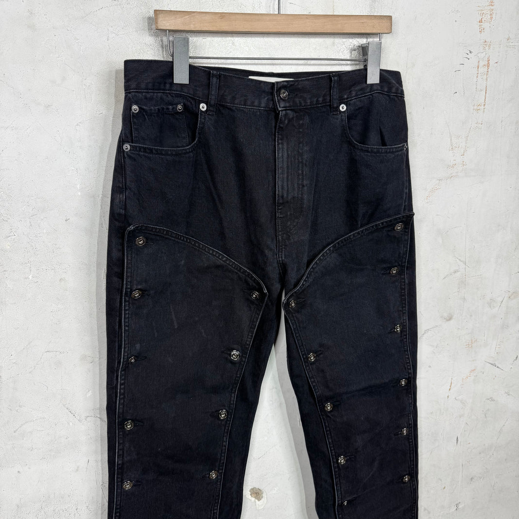 Y/Project Evergreen Snap Off Jeans Black