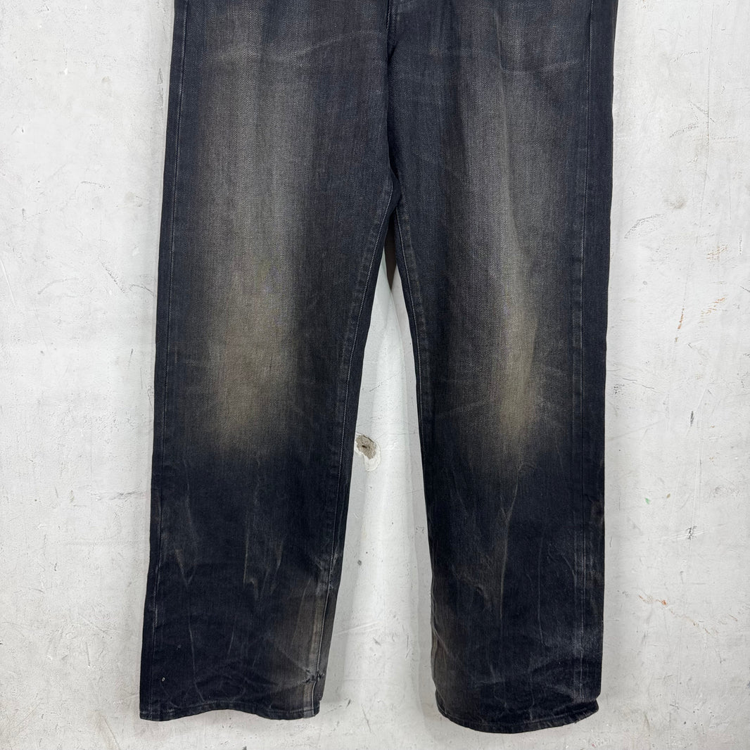 Supreme Black Selvedge Loose Fit Jeans