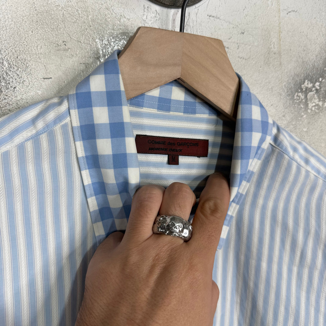 CDG HD Gingham/Stripe LS Shirt