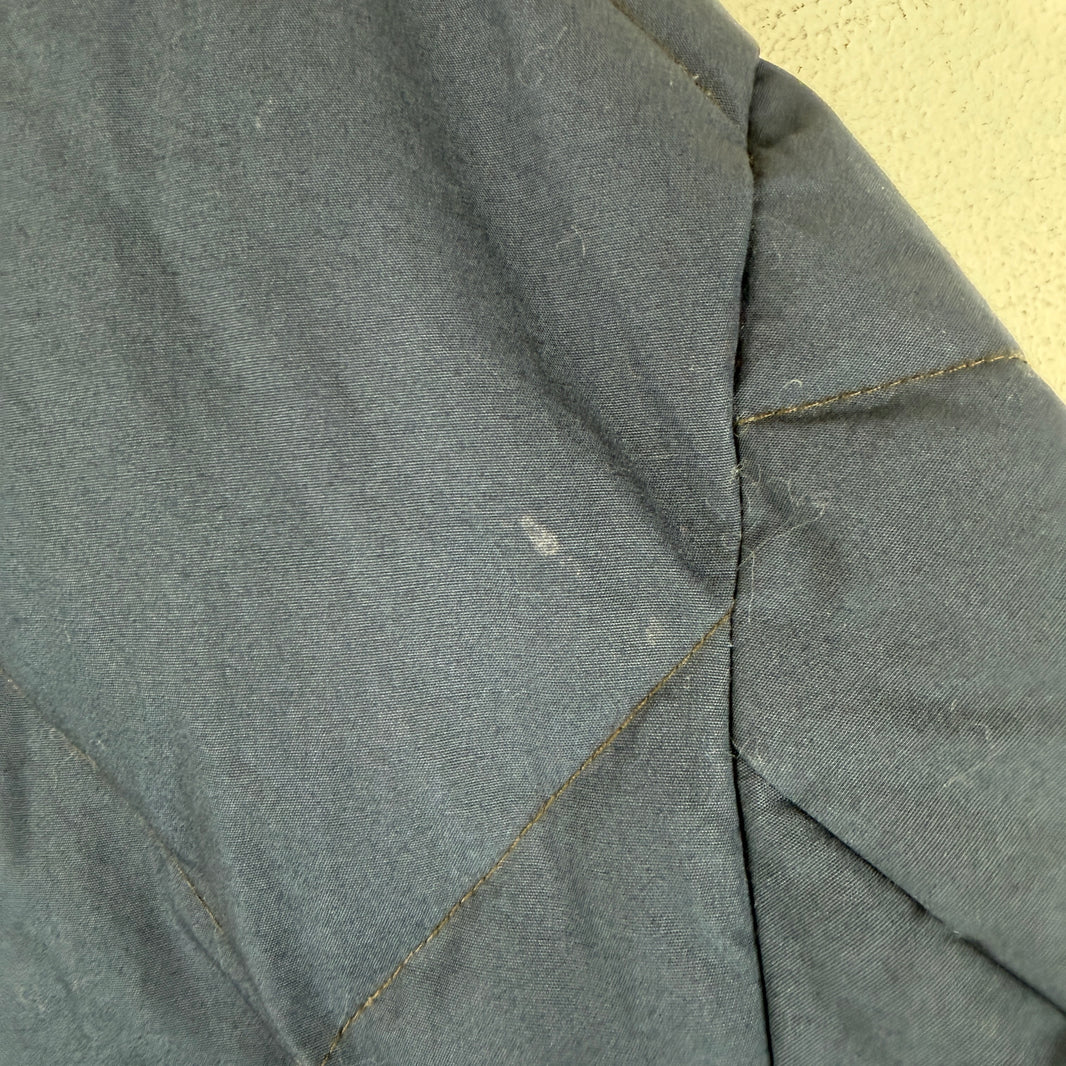 Acne Studios Navy Quilted Bomber Jacket