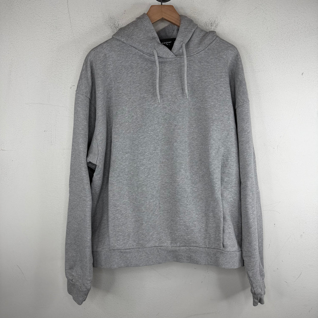Martine Rose Gray Embroidered Back Logo Hoodie