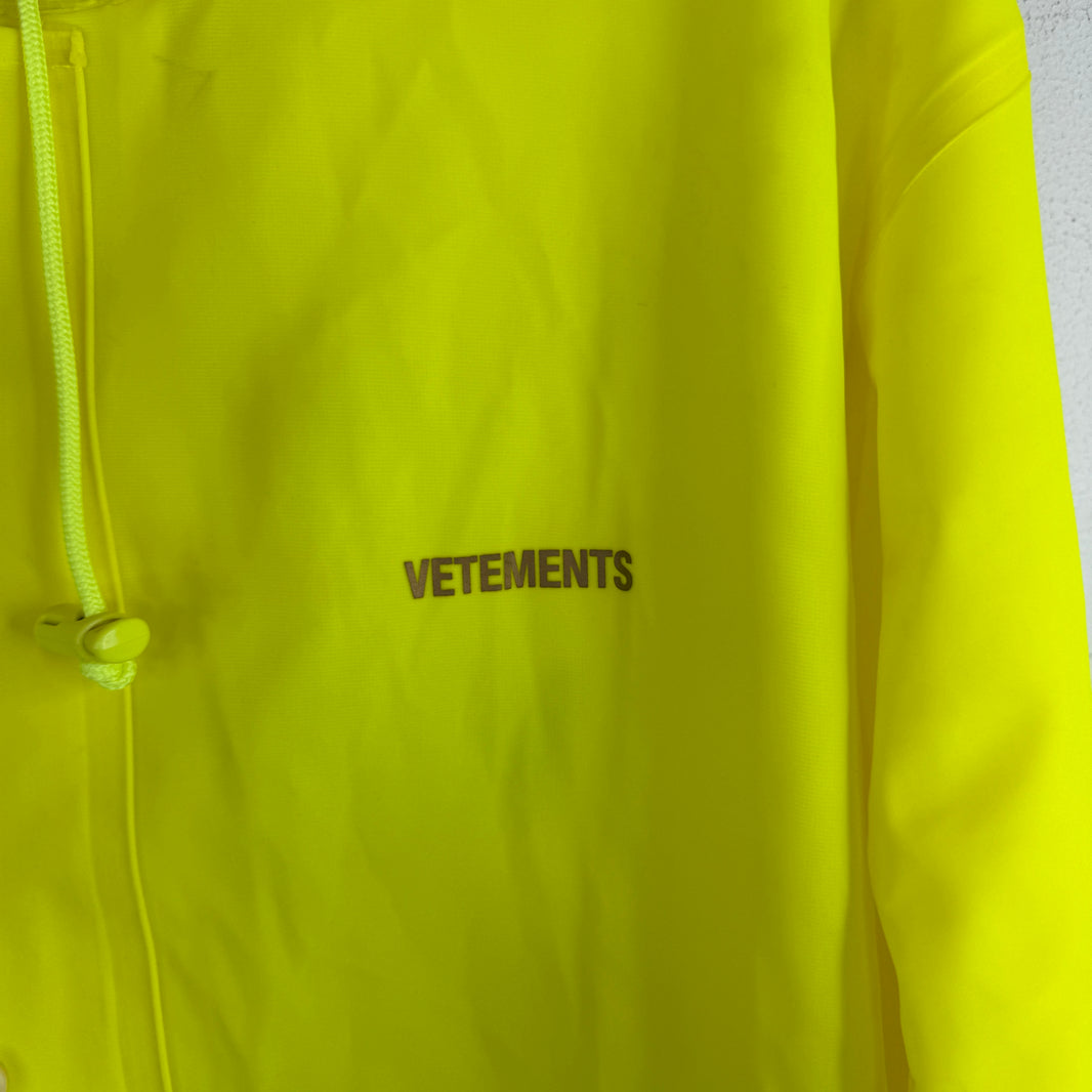 Vetements Neon Rain Coat