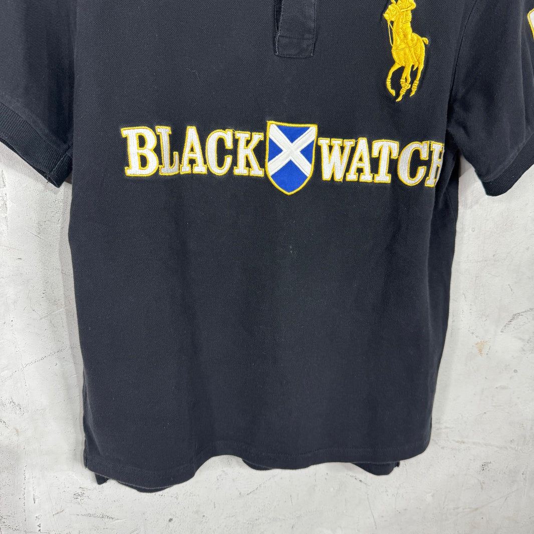 Ralph Lauren Blackwatch Black Big Pony Polo