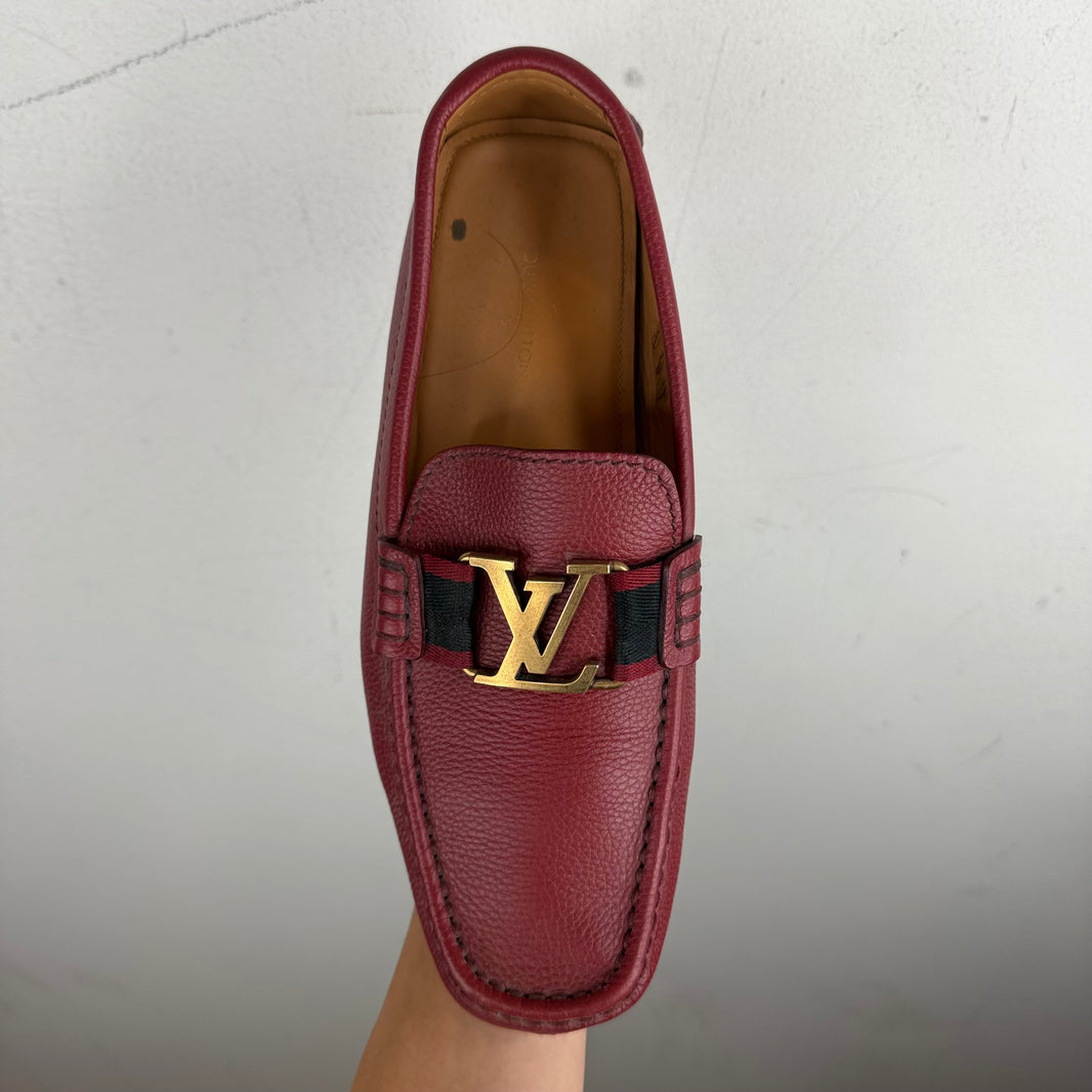 Louis Vuitton Red Driving Shoes