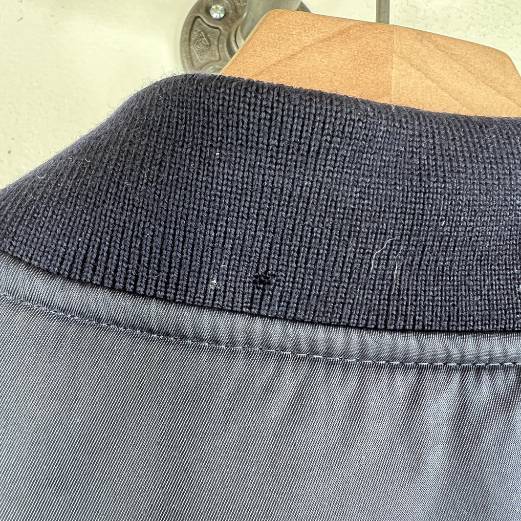 Prada Navy Reversible Bomber Jacket