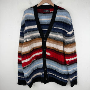 Amiri Sample Multi Color Woven Cardigan