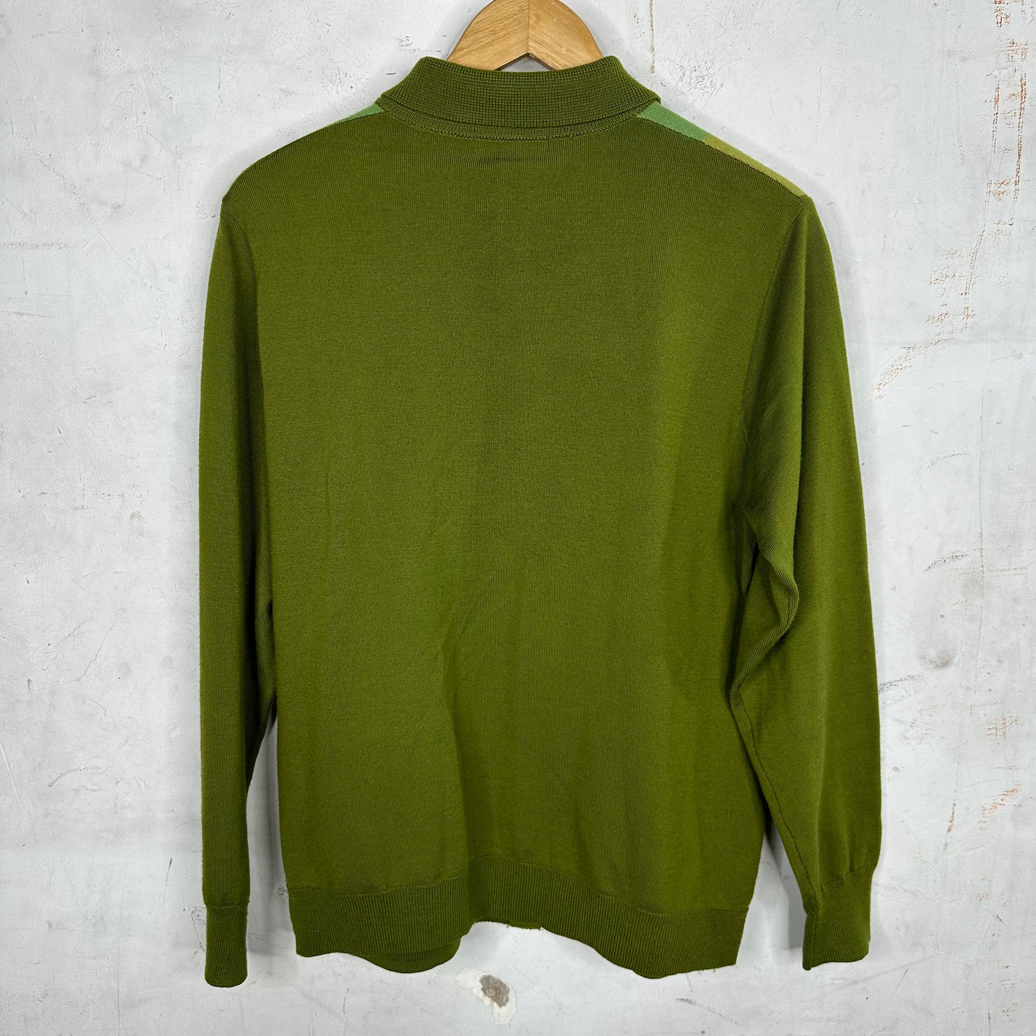 Supreme Tonal Green Wool Shirt
