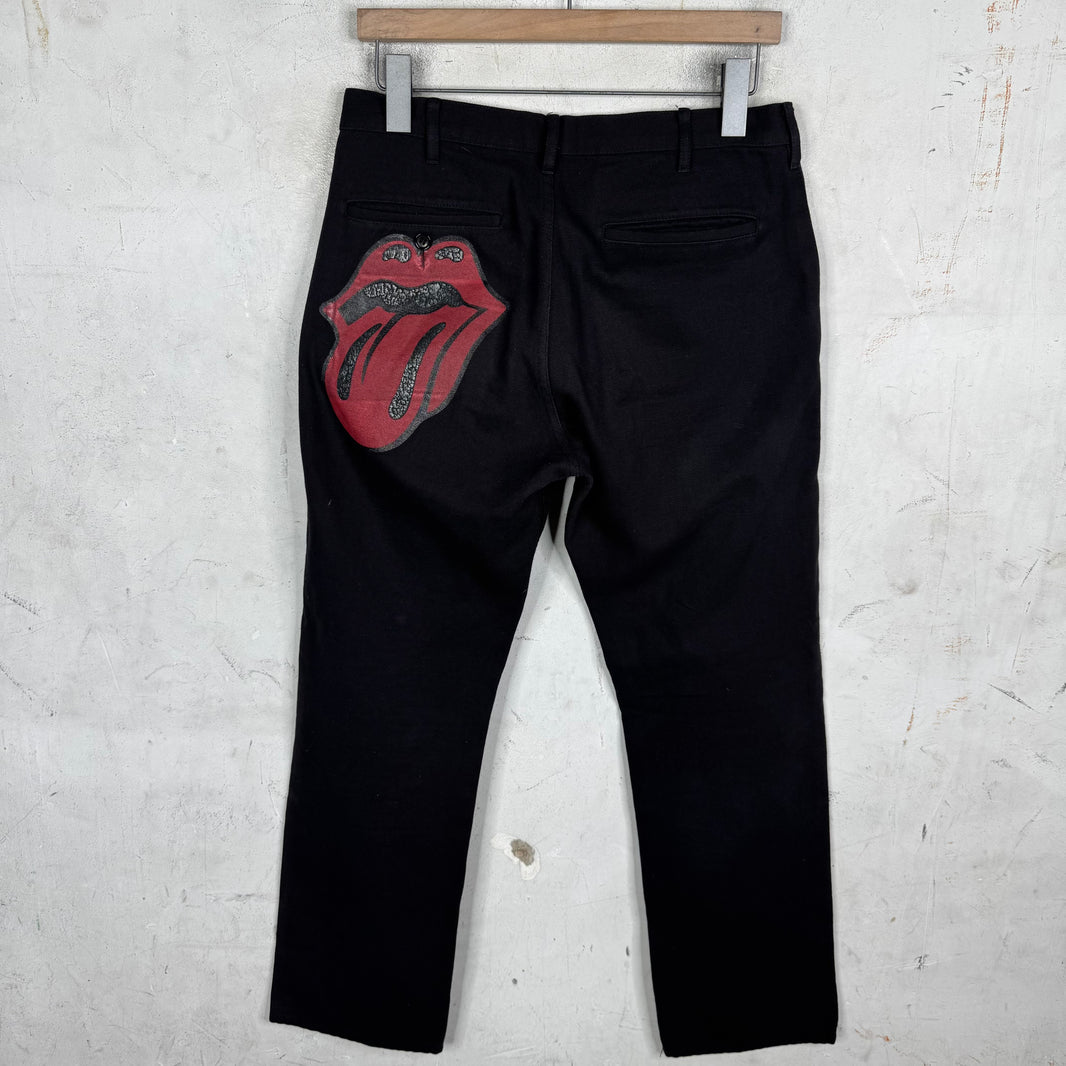CDG Rolling Stones Trousers
