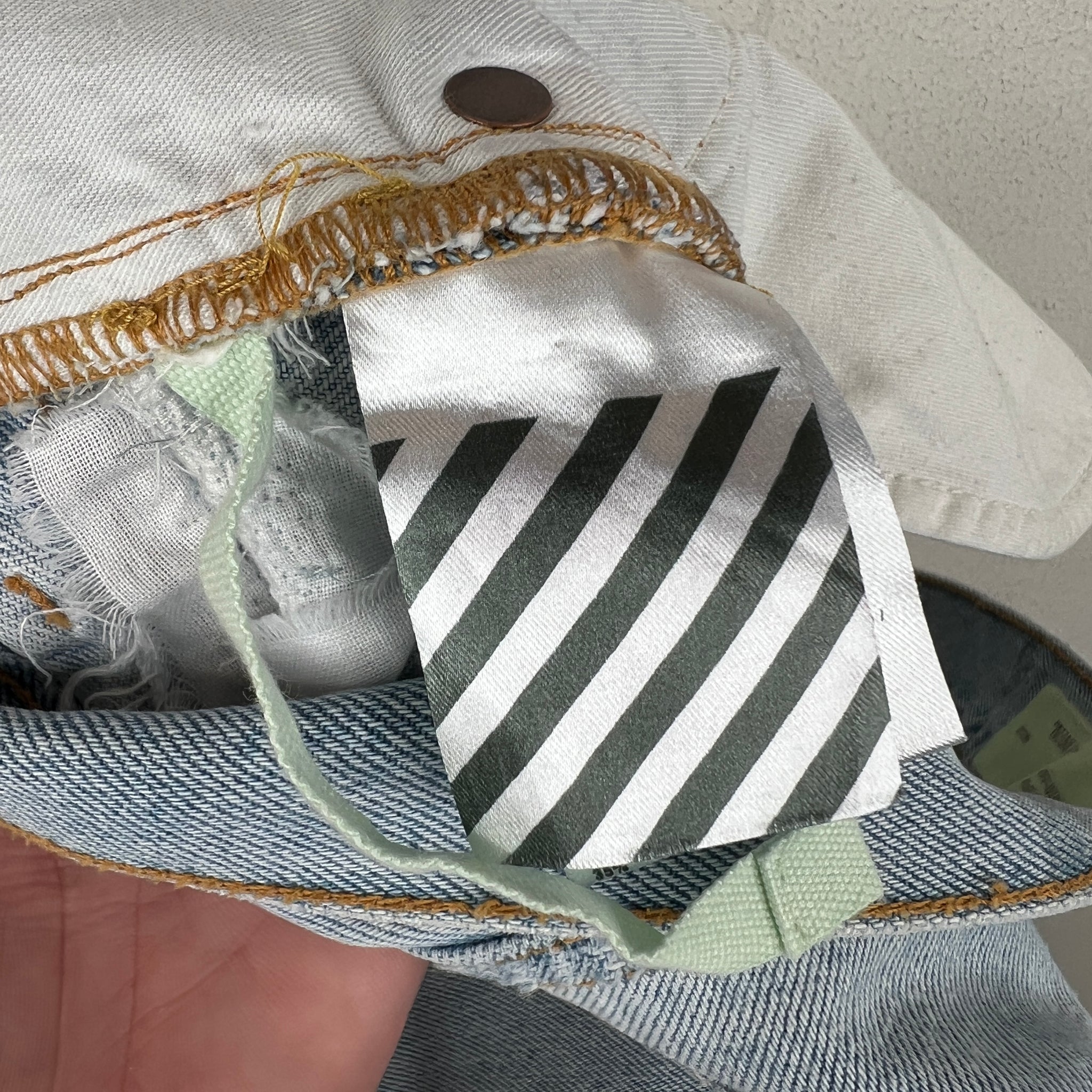 Off White Temperature Denim Jeans
