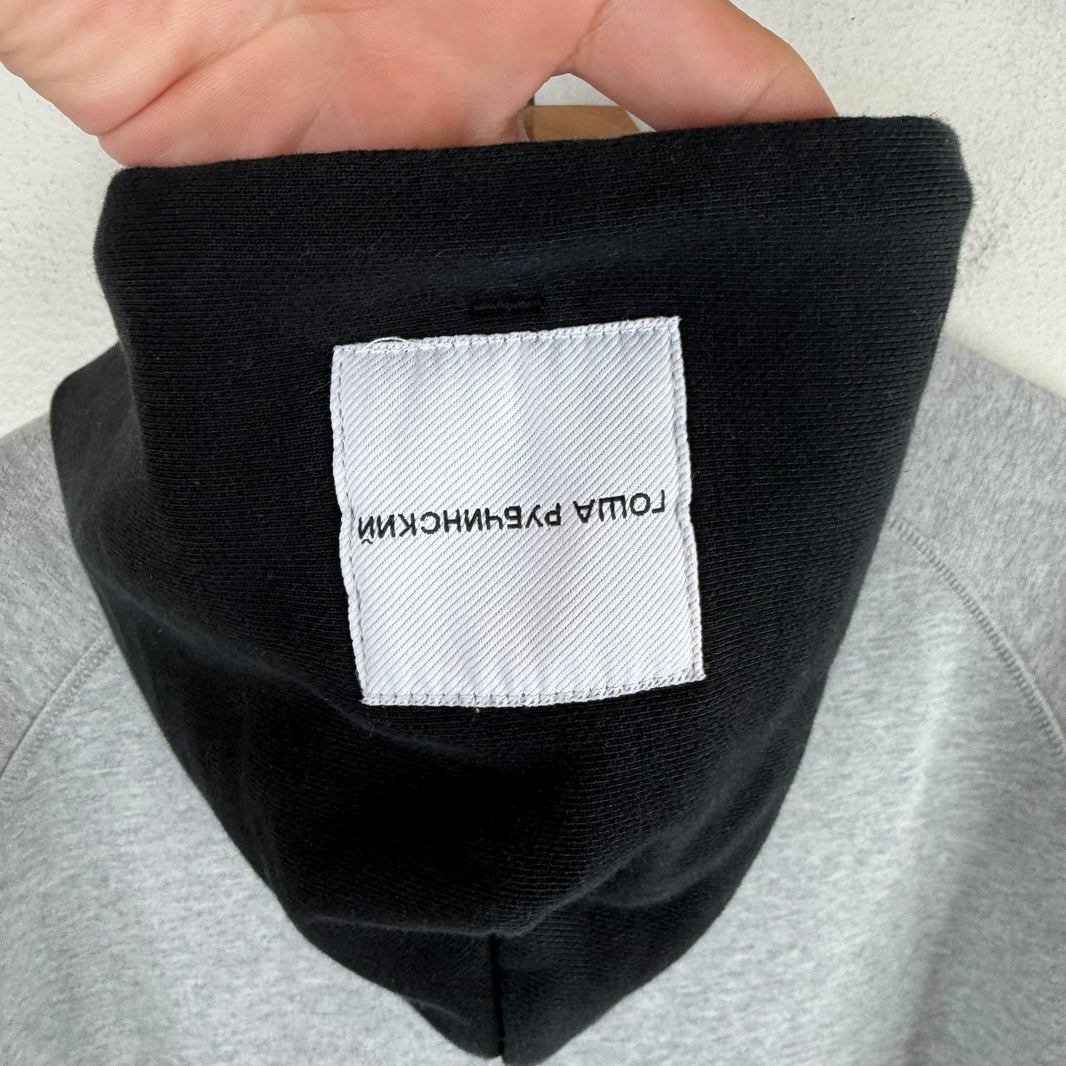 Gosha Rubchinskiy Gray Quarter-Zip Hoodie