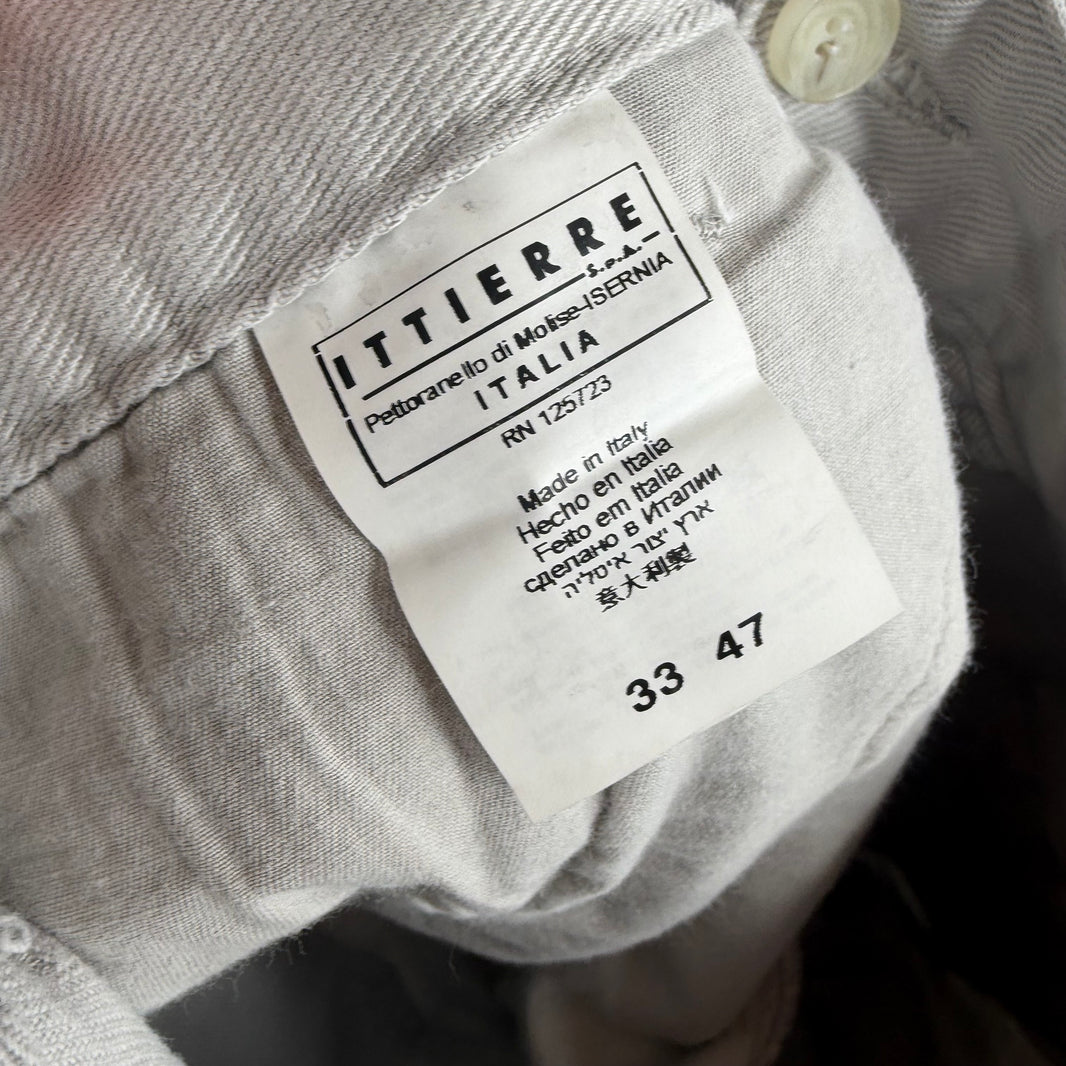 Pierre Balmain Gray Biker Denim Jeans