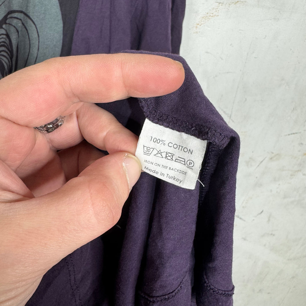 Dries Van Noten Wes Wilson Purple T-Shirt