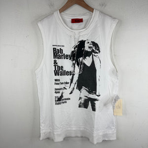424 Bob Marley Cut-Off Thermal T-Shirt