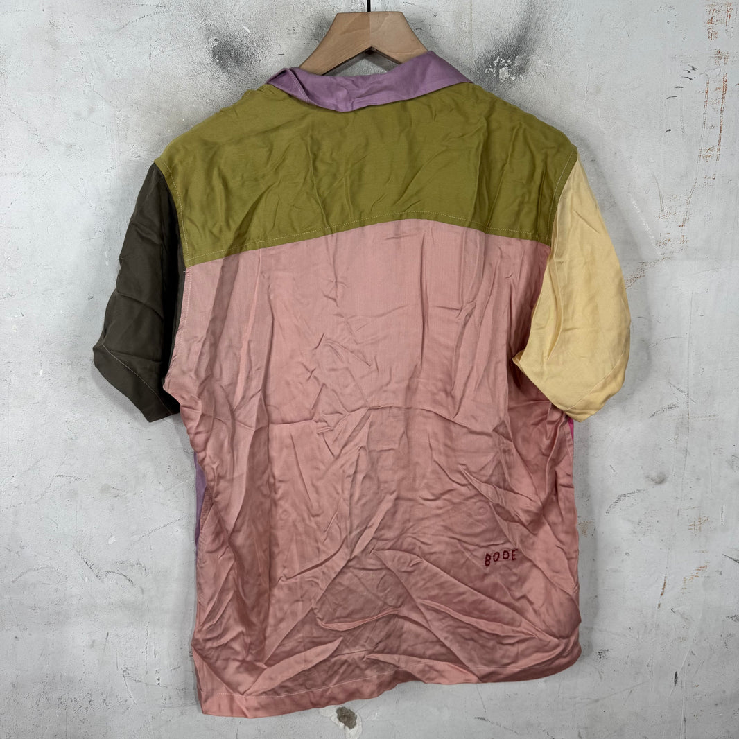 Bode Colorblocked Viscose Shirt