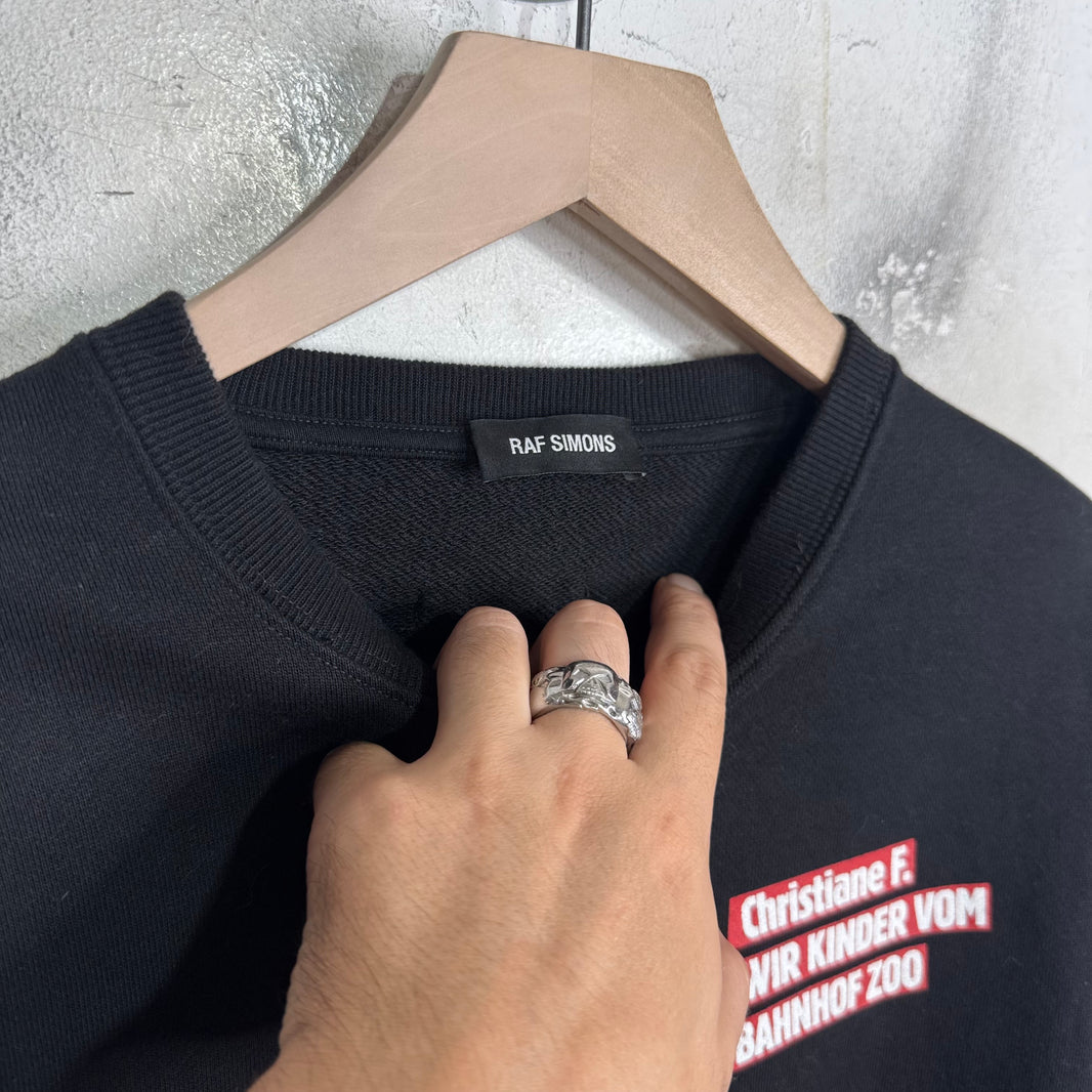 Raf Simons Christiane F Crewneck
