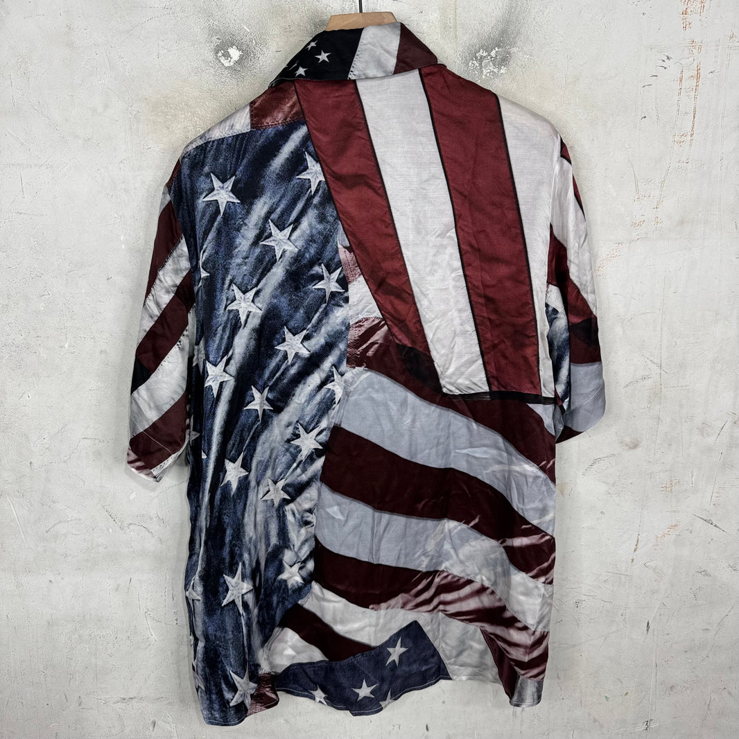 424 Silk Blend Flag Shirt