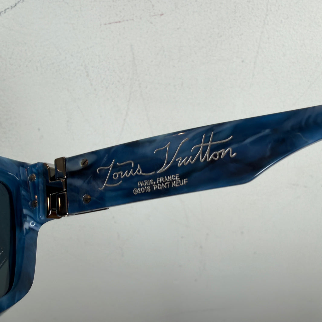 Louis Vuitton Blue Marble Millionaire Sunglasses