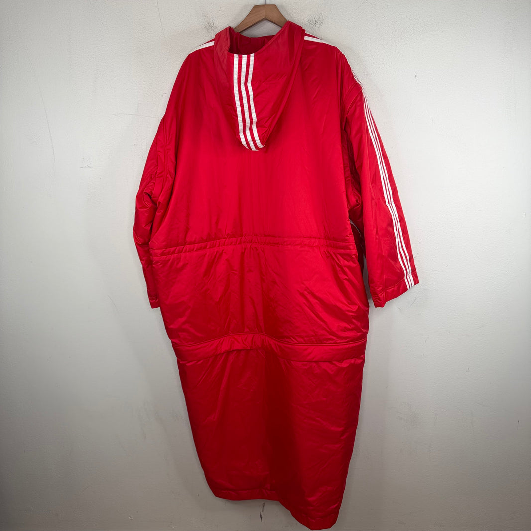 Balenciaga Adidas Red Puffer Parka