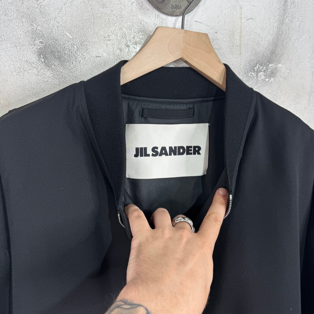 Jil Sander Padded Wool Blouson Jacket