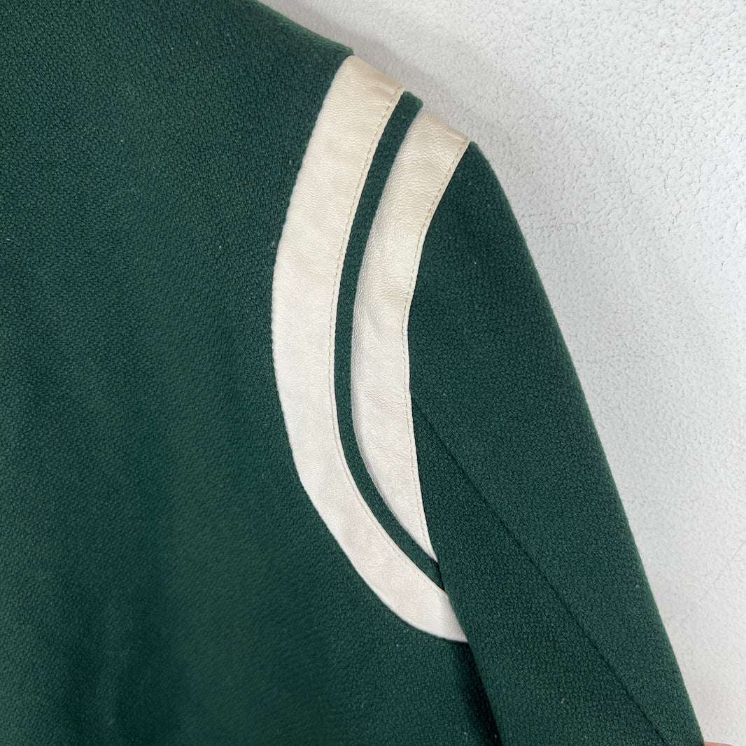 Saint Laurent Forest Green Teddy Jacket