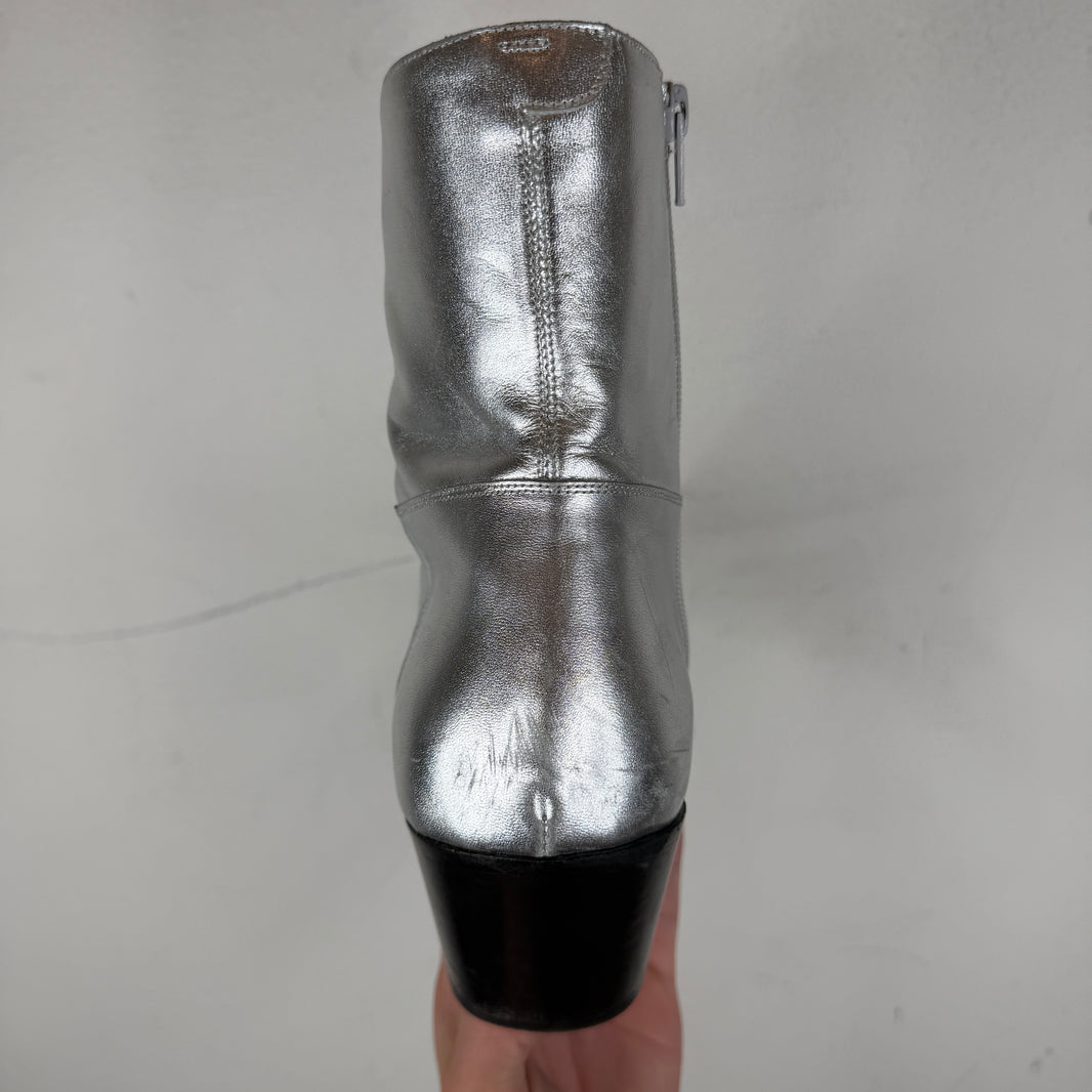Celine Silver Jacno Boots