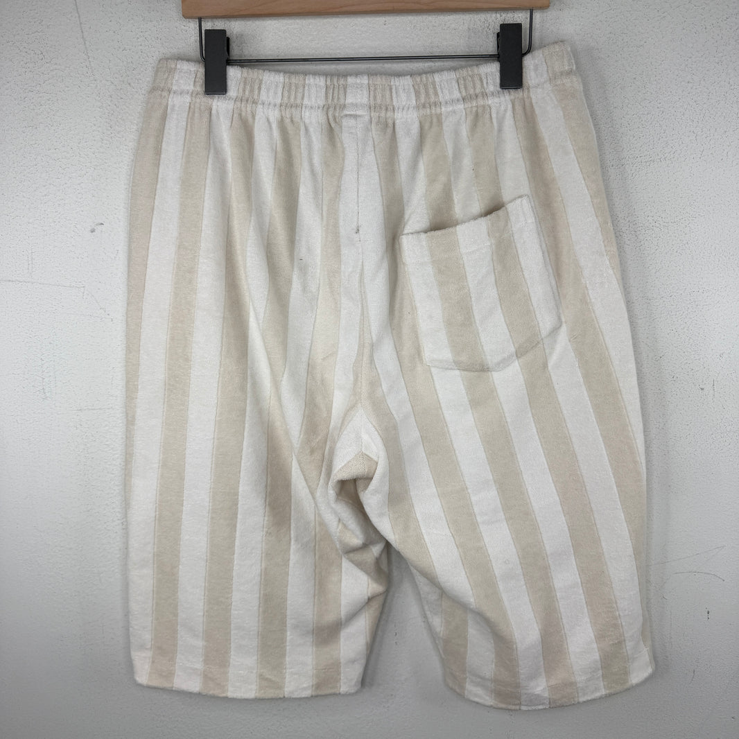 Fendi Striped Terrycloth Shorts