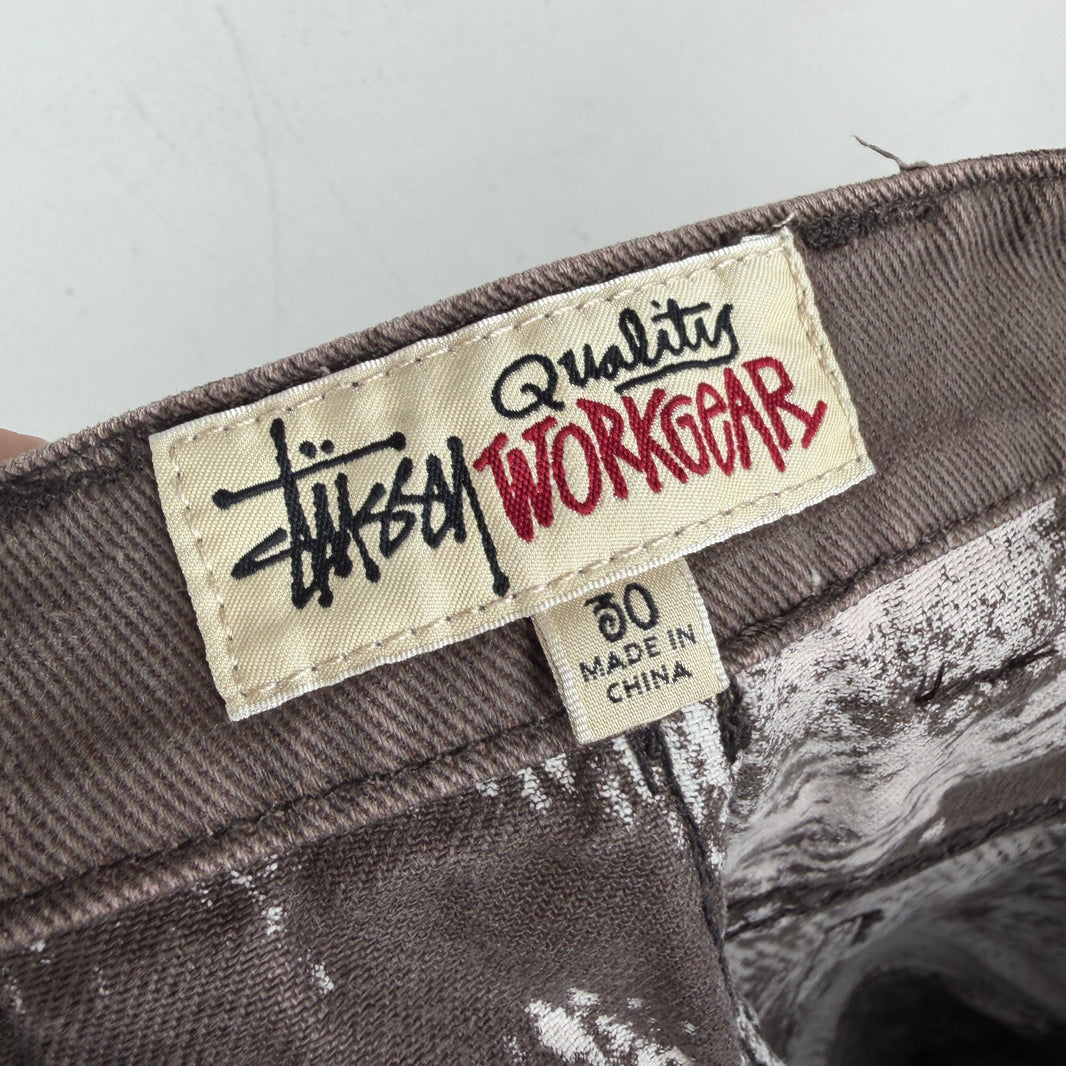 Stussy Brown Double Knee Carpenter Pants
