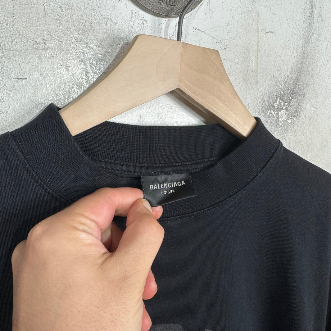 Balenciaga Paris Tonal L/S T-Shirt