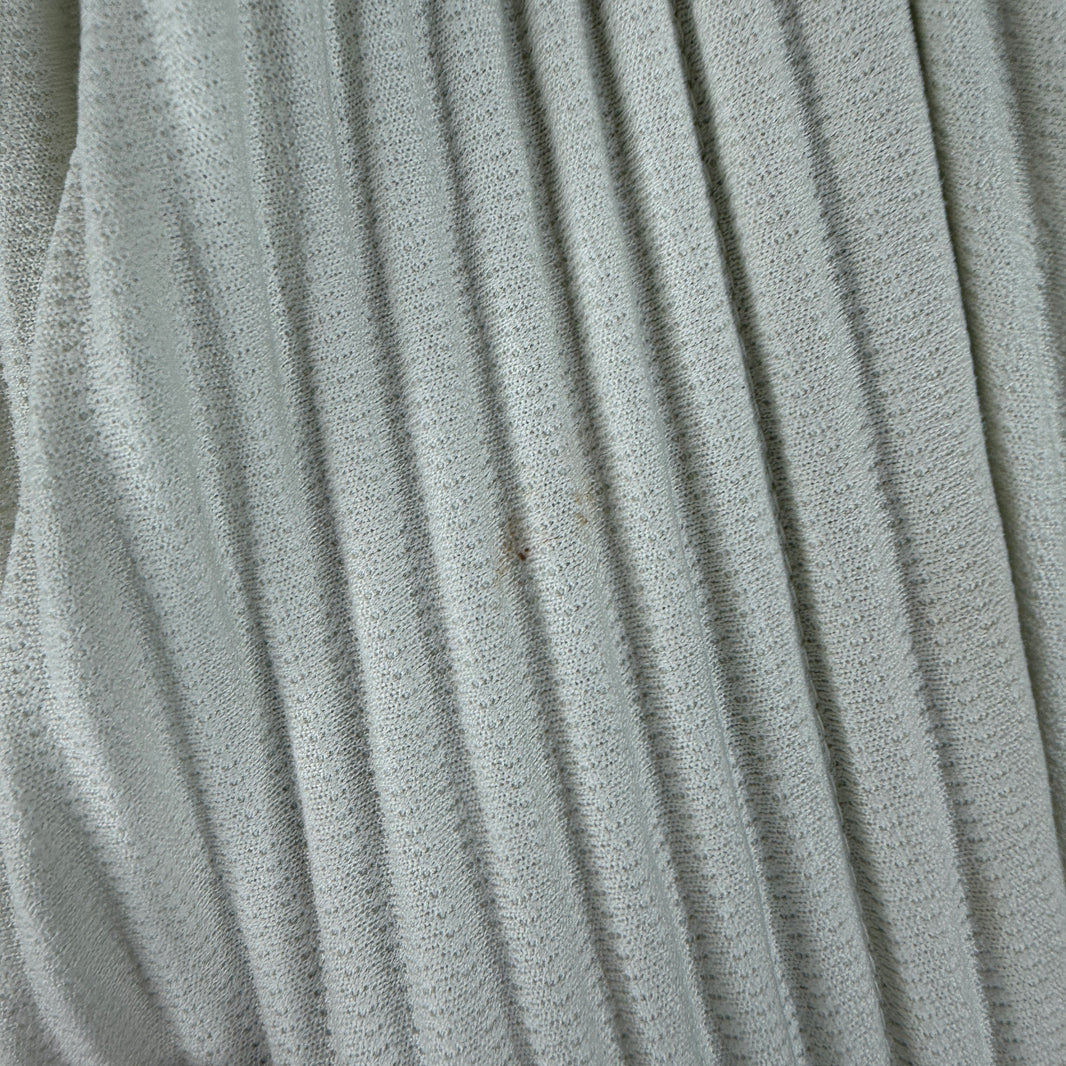 Issey Miyake White Pleated Trouser Pants