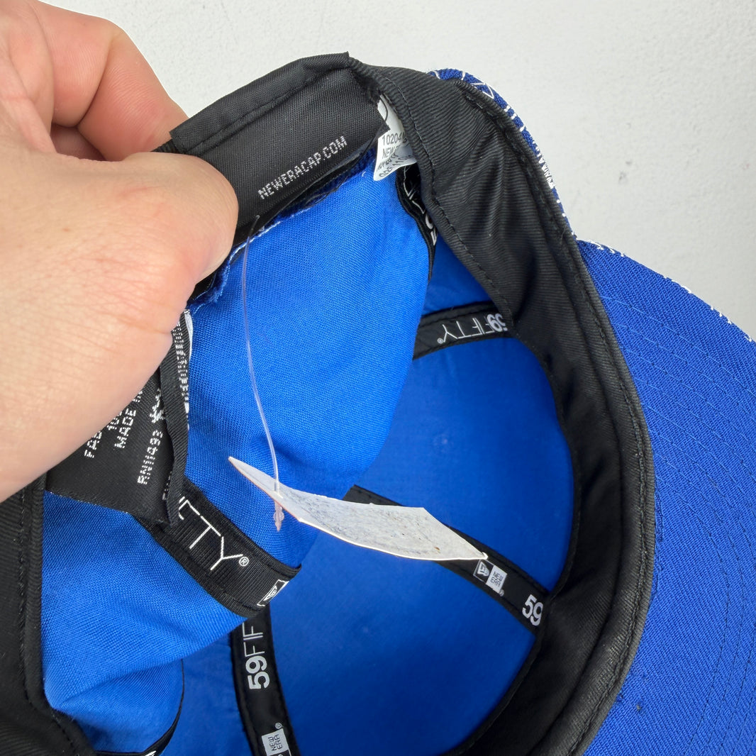 Supreme Blue Chainstitch Fitted Hat