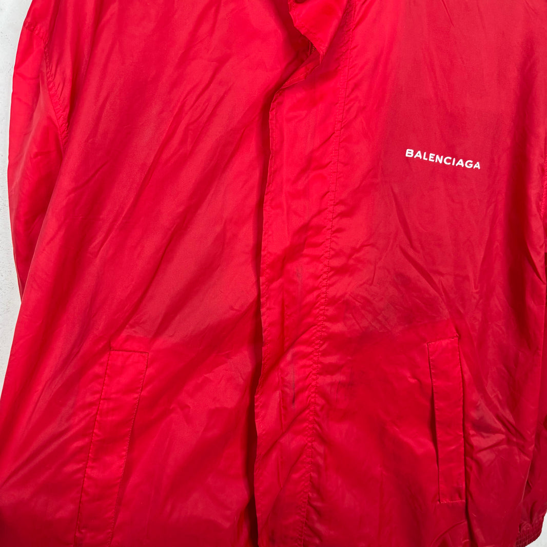 Balenciaga Smoked Logo Windbreaker Jacket
