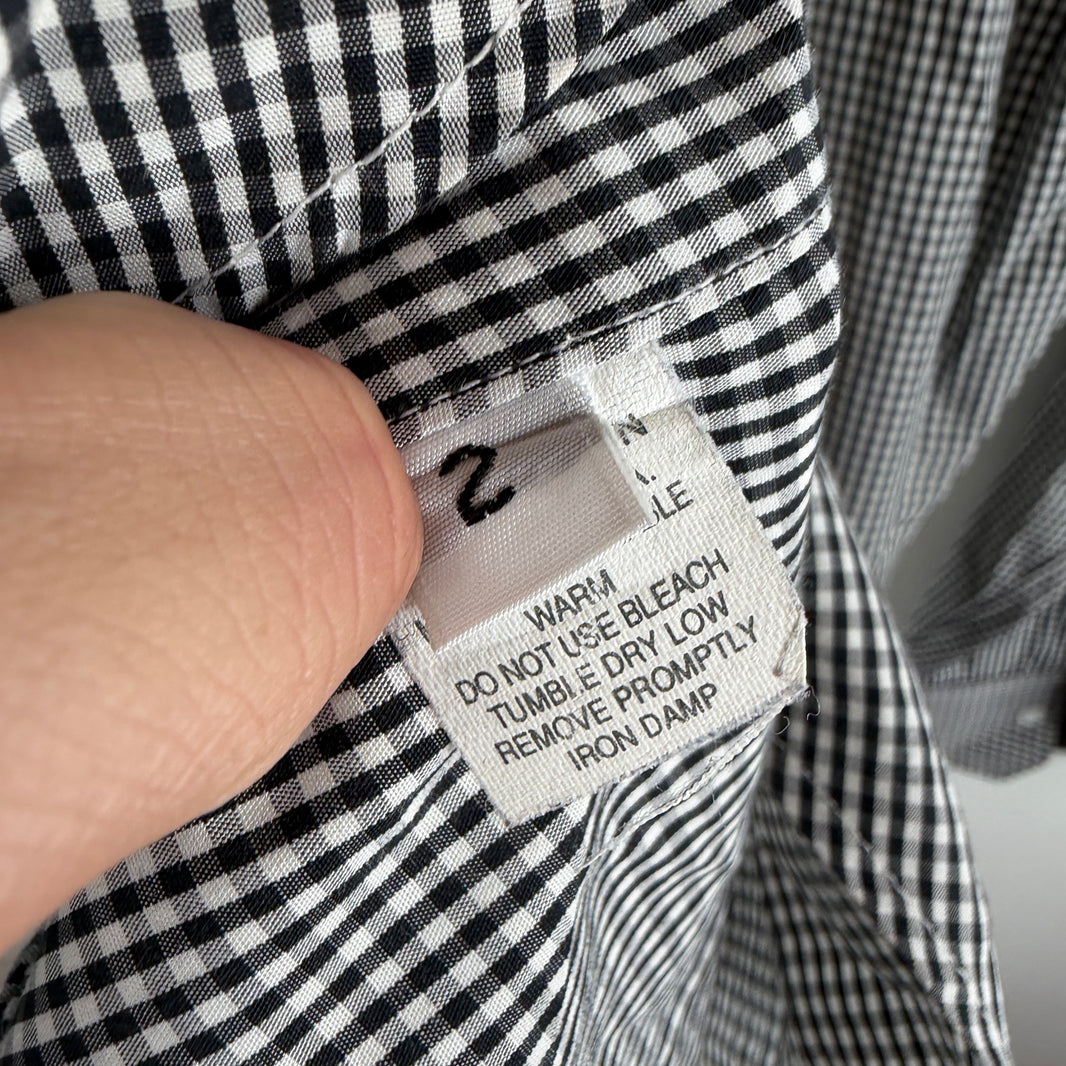 Thom Browne Gingham L/S Button Up Shirt