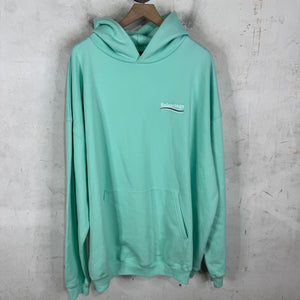 Balenciaga Embroidered Mint Campaign Hoodie