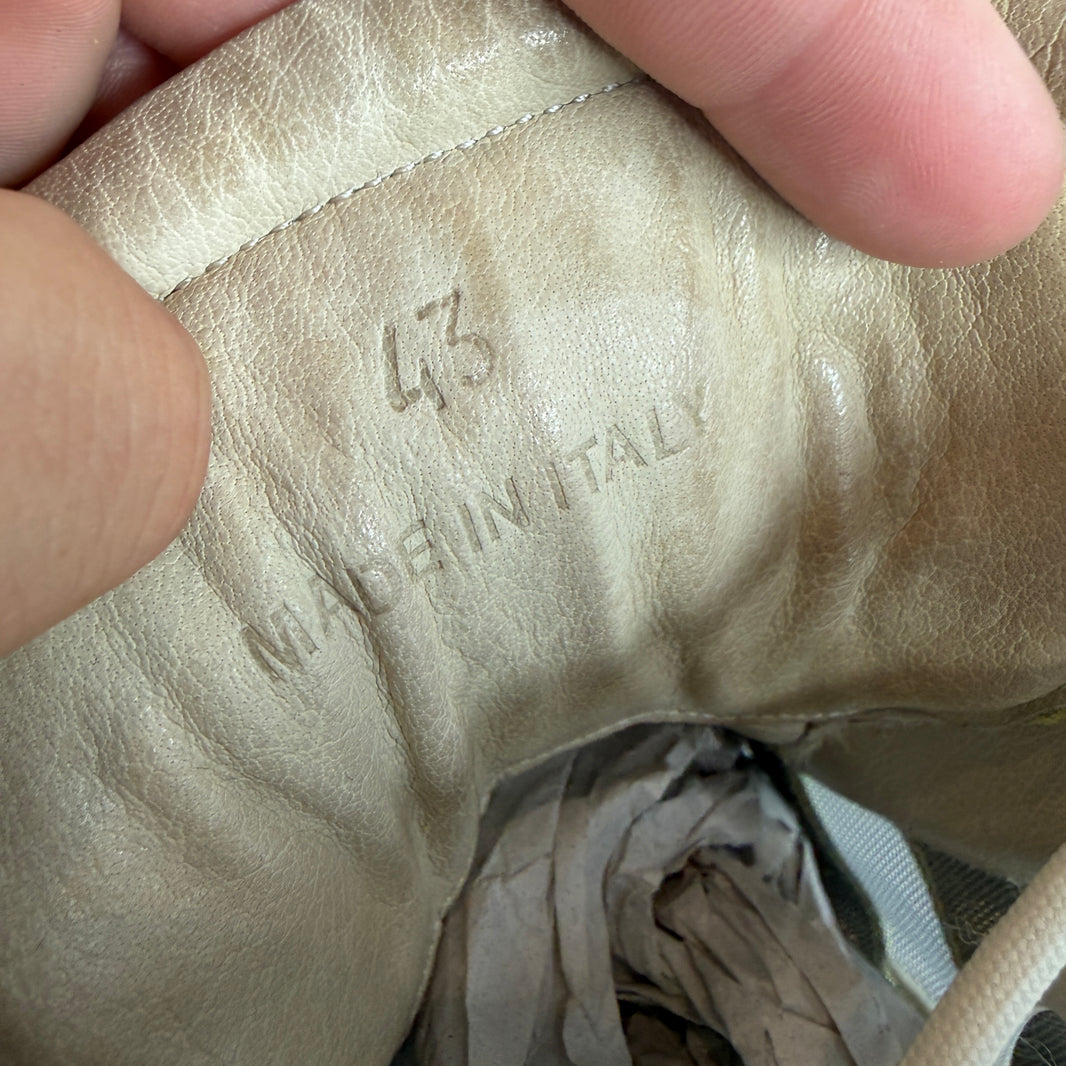 Margiela Yellow Cut-Out Sneakers