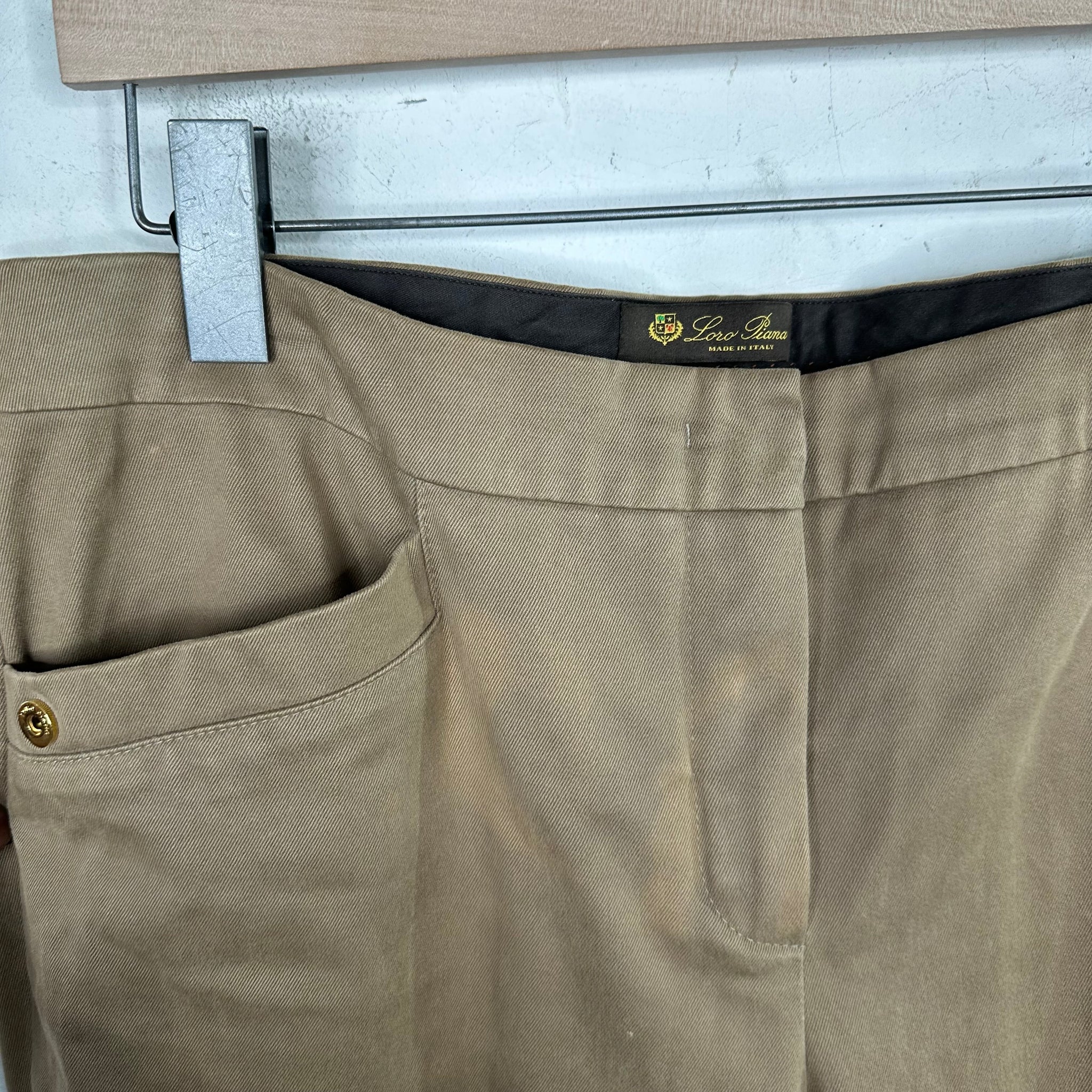 Loro Piana Low Rise Pleated Slacks