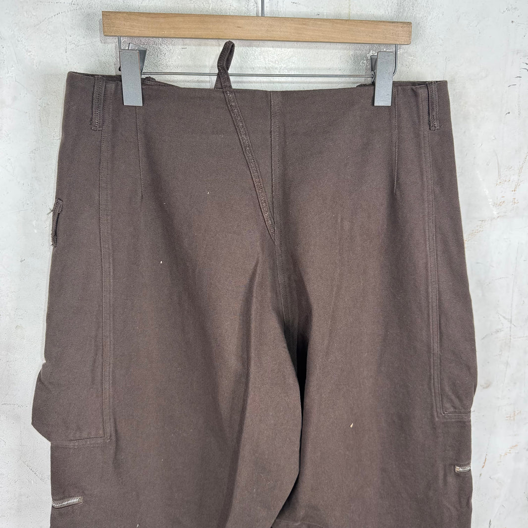 Jacquemus Brown Loose Cargos