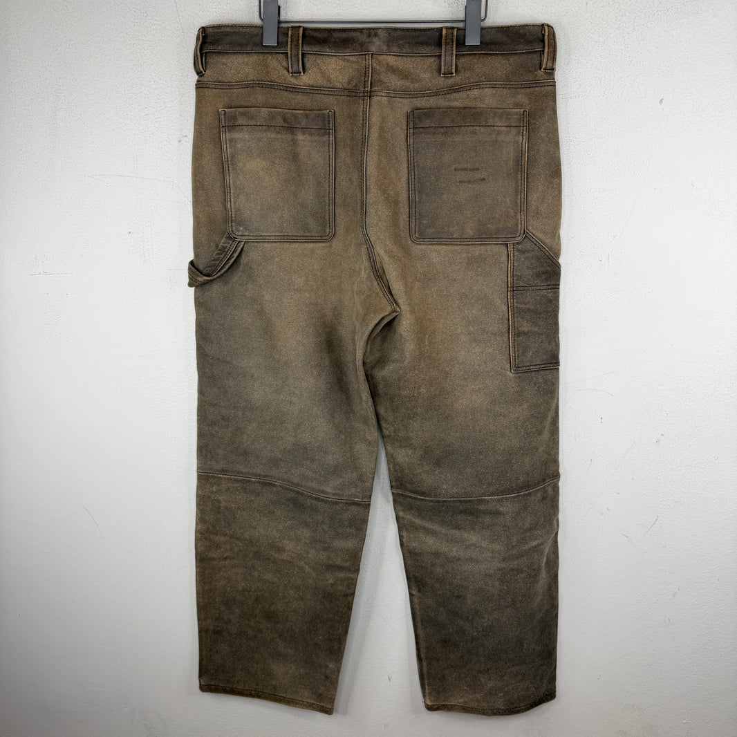 Stussy Leather Carpenter Pants