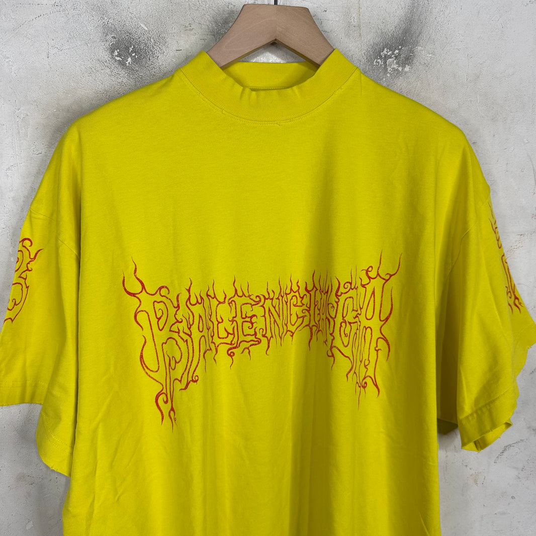 Balenciaga Yellow Darkwave T-Shirt