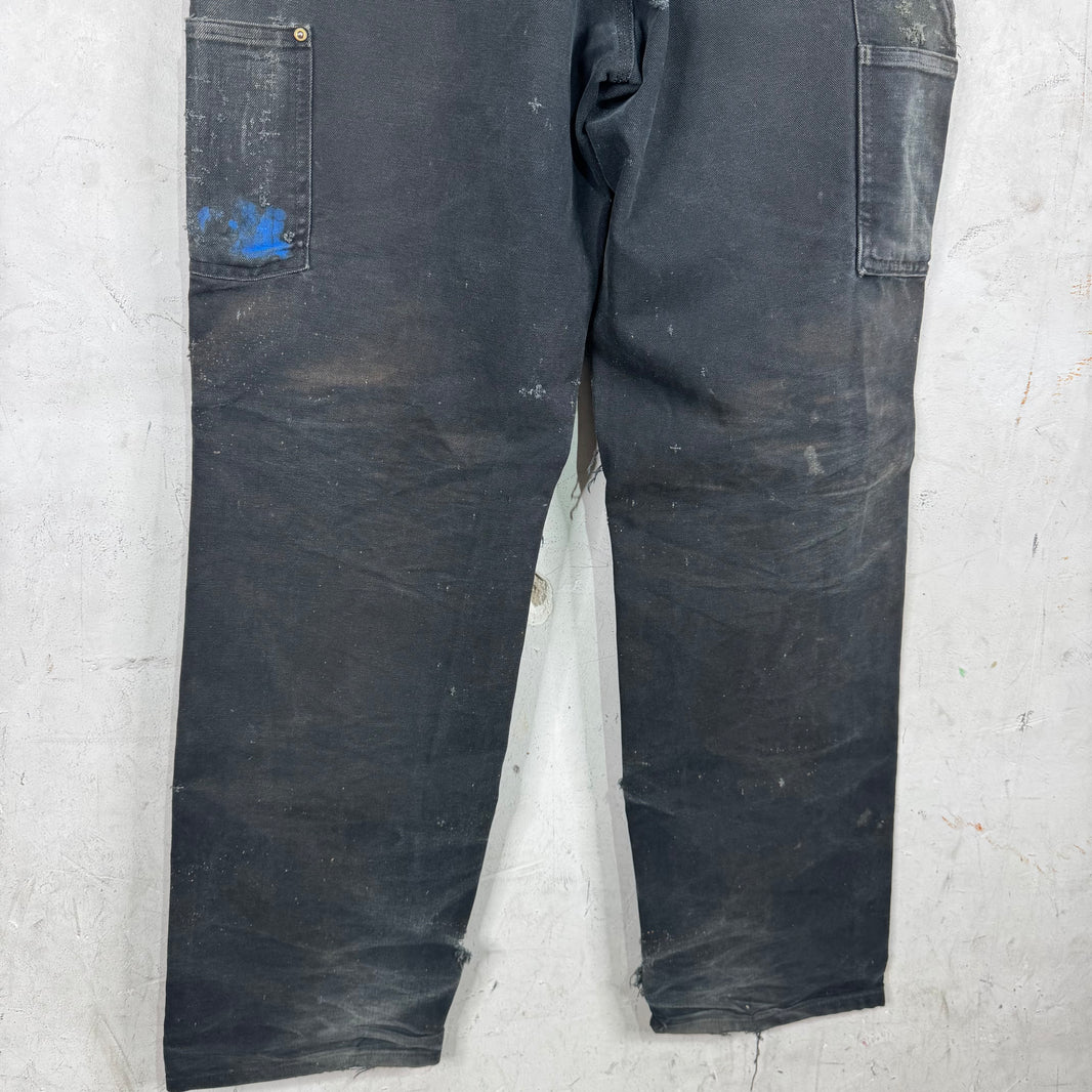 Carhartt Smoked Black Double Knees