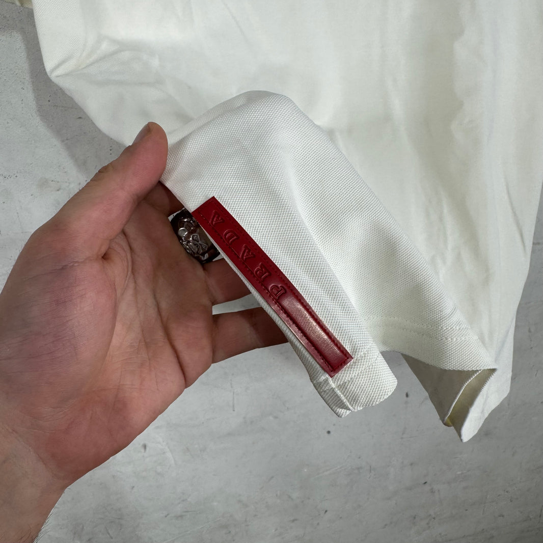 Prada Linea Rosa Zip Polo